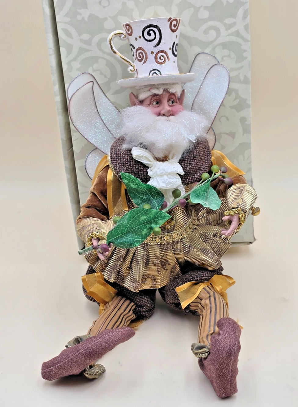 Mark Roberts Spirit of Hope Fairy Medium 18" Figure Teacup Hat 51-76236 Box COA